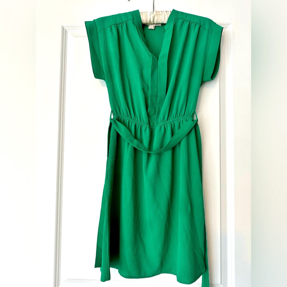 Green Dress With Tie